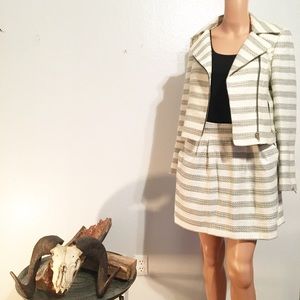 GIANNI BINI Fit & Flare Skirt Suit